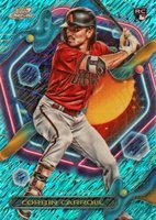 2023 Topps Cosmic Chrome #7 Corbin Carroll Aqua Equinox Baseball Card