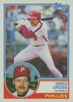 1983 Topps #279 Greg Gross Baseball Card