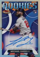 2023 Topps Finest Finest Rookies Design Variation Autographs #RDAMH Michael Harris II Baseball Card
