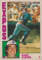 1984 O-Pee-Chee #366 Gary Carter Baseball Card