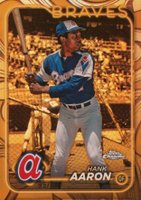 2024 Topps Gilded Collection #120 Hank Aaron Baseball Card