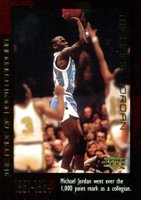 1999 Upper Deck Michael Jordan Career Collection #7 Michael Jordan Pride of North Carolina Basketball Card