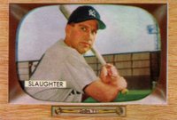 1955 Bowman #60 Enos Slaughter Baseball Card
