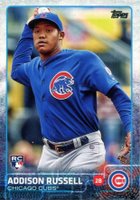 2015 Topps Update #US220 Addison Russell Blue Jersey Baseball Card