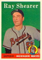 1958 Topps #283 Ray Shearer Baseball Card