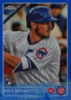 2015 Topps Chrome #112 Kris Bryant Blue Refractor Baseball Card