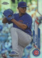 2020 Topps Chrome #110 Adbert Alzolay Refractor Baseball Card