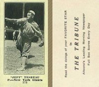 1916 Altoona Tribune #173 Jeff Tesreau Baseball Card