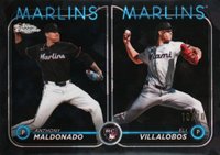 2024 Topps Chrome Sapphire Update Series #305 Anthony Maldonado/Eli Villalobos Black Baseball Card