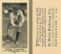 1916 Weil Baking Co. #136 Dode Paskert Baseball Card