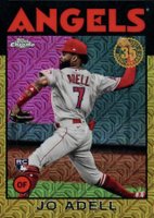 2021 Topps Silver Pack 1986 Chrome Promo #96 Jo Adell Series 2-Gold Refractor Baseball Card