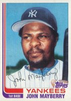 1982 Topps Traded #67T John Mayberry Baseball Card