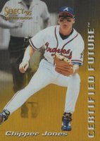 1995 Select Certified Future #1 Chipper Jones Baseball Card