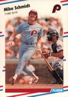 1988 Fleer Glossy #315 Mike Schmidt Baseball Card