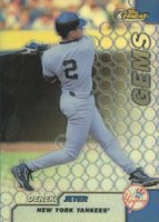1999 Finest #115 Derek Jeter Refractor Baseball Card