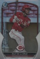 2023 Bowman Chrome Prospects #BCP65 Elly de La Cruz Refractor Baseball Card