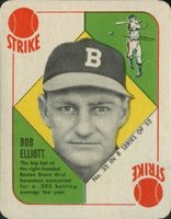 1951 Topps Blue Backs #32 Bob Elliott Baseball Card