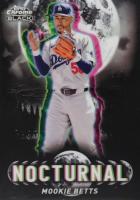 2025 Topps Chrome Black Nocturnal #NOC4 Mookie Betts Baseball Card