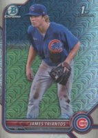 2022 Bowman Mega Box Chrome #208 James Triantos Baseball Card
