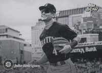 2023 Topps Black and White #33 Julio Rodriguez Baseball Card