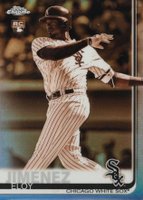 2019 Topps Chrome #202 Eloy Jimenez Sepia Refractor Baseball Card