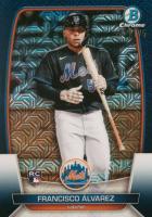 2023 Bowman Mega Box Chrome #49 Francisco Alvarez Navy Baseball Card