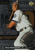 1994 Upper Deck Minor League Top 10 Prospects #8 Alex Rodriguez Baseball Card