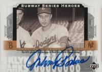 2001 Upper Deck Kit Young Conference Subway Series #SS3 Johnny Podres Autograph Baseball Card