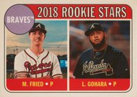 2018 Topps Heritage  #81 Luiz Gohara/Max Fried Baseball Card