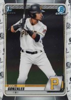 2020 Bowman Draft #BD81 Nick Gonzales Chrome Baseball Card
