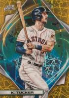 2022 Topps Cosmic Chrome #32 Kyle Tucker Gold Interstellar Refractor Baseball Card