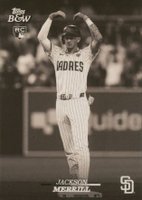 2024 Topps Black and White #25 Jackson Merrill Baseball Card