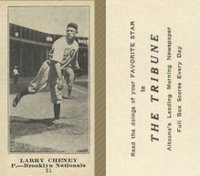 1916 Altoona Tribune #31 Larry Cheney Baseball Card