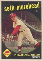 1959 Topps #253 Seth Morehead Baseball Card