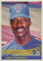 1984 Donruss #343 Dave Stewart Baseball Card
