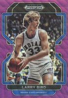 2022 Panini Prizm Draft Picks #36 Larry Bird Purple Wave Prizm Basketball Card