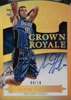2014 Panini Preferred #207 Aaron Gordon Autograph-Gold Basketball Card