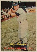 1957 Topps #260 Del Ennis Baseball Card