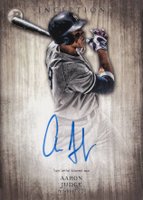 2014 Bowman Inception Prospect Autograph #PA-AJ Aaron Judge Baseball Card