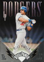 1996 Leaf Preferred Steel Power #5 Mike Piazza Baseball Card