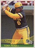 1984 Donruss #186 Tony Pena Baseball Card