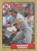 1987 O-Pee-Chee #368 Dwight Evans Baseball Card