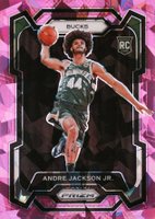 2023 Panini Prizm #131 Andre Jackson Jr. Pink Ice Basketball Card