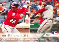 2018 Topps Now  #479 Juan Soto/Ronald Acuna Baseball Card