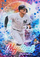 2024 Topps Update Mystical #MYS4 Aaron Judge Blue Baseball Card
