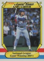 1987 Fleer Award Winners #7 Gary Carter Baseball Card