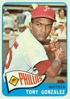 1965 Topps #72 Tony Gonzalez Baseball Card