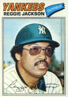 1977 Topps #10 Reggie Jackson Baseball Card