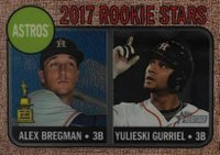 2017 Topps Heritage  #113 Alex Bregman/Yulieski Gurriel Chrome Baseball Card