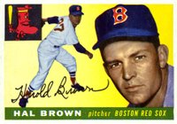 1955 Topps #148 Hal Brown Baseball Card